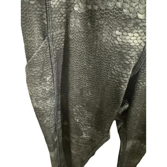 Lululemon Sequin Snake Slate Black Speed Tight II Full-On Luxtreme Leggings Sz 2 - Picture 6 of 7